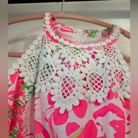 Lilly Pulitzer Casual Pink Floral Dress - Picture 3 of 12